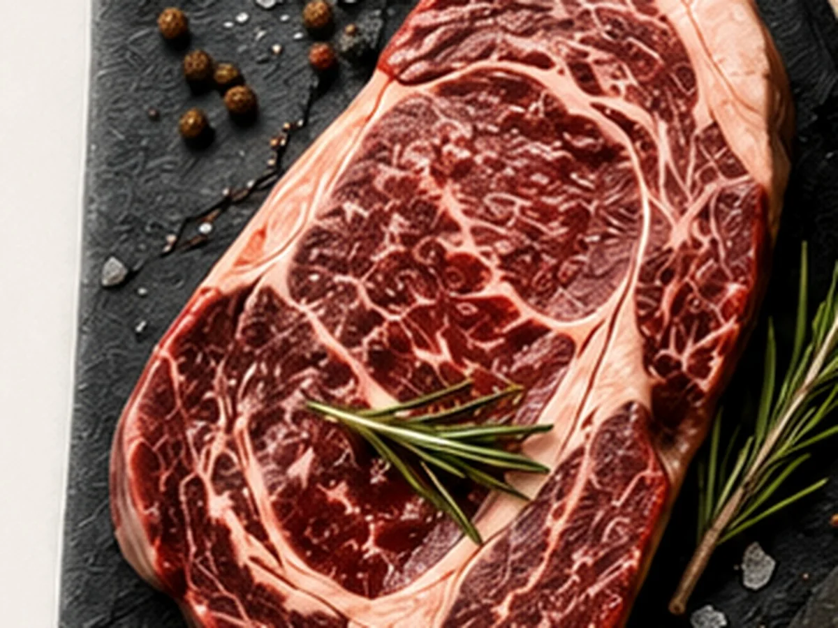 Premium meat selection